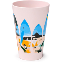 set de 4 gobelets durables Volkswagen VW Bus T1 “Waves” (450 ml)